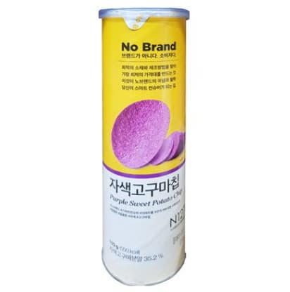 _No brand_ purple sweet potato chip snack 110g